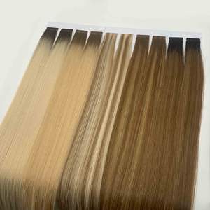 Mejor Proveedor de alta calidad de doble estirado productos de cabello humano al por mayor cinta invisible en la extensión del cabello humano - Product Image 6