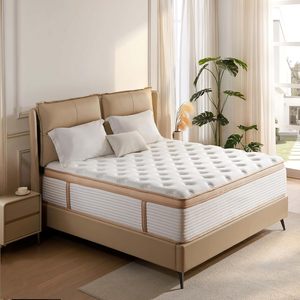 <span class=keywords><strong>Meilleur</strong></span> matelas enroulable de qualité supérieure pour un sommeil réparateur, disponible à la commande en ligne avec un <span class=keywords><strong>grand</strong></span> matelas à ressorts et mousse à mémoire de forme double gel. - Product Image 1