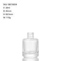 Flacon compte-gouttes en verre cylindrique à épaule plate de 30 ml avec boîte cadeau de luxe, logo personnalisé, emballage OEM pour huiles essentielles