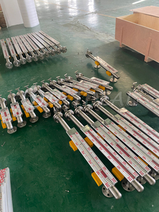 مقياس مستوى السوائل المغناطيسي الصناعي المثبت جانبيًا من الفولاذ المقاوم للصدأ 316L/مبطّن بـ PTFE بدقة 0.1% لقياس خزان الغلاية - Product Image 2