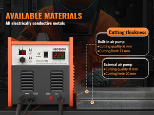 Stock US HITBOX <span class=keywords><strong>50</strong></span> Amp Pompe à air intégrée Portable HBC8000II <span class=keywords><strong>Plasma</strong></span> <span class=keywords><strong>Cutter</strong></span> avec compresseur d'air silencieux Soudeuse Portable - Product Image 3