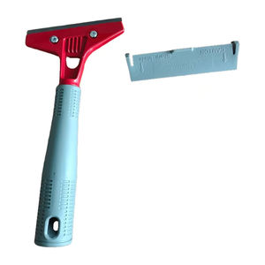 Raspador de hierro de grado industrial con mango de plástico Espátula de limpieza <span class=keywords><strong>para</strong></span> escurridor de suelo de baldosas eficiente - Product Image 1