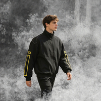ZULARI IMPEX LM6E428 Blouson Moto Homme en Cuir PU Écologique Teint en Pièce avec Capuche et Fermeture Éclair Coupe-Vent Décontracté Automne Hiver