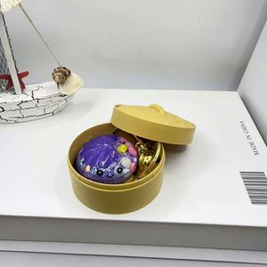 2026 New Mini Cute Dumpling <b>Keychain</b> Squeeze Plastic Stress Relief <b>Fidget</b> Toy Colorful Bag Hanging Pendant - Product Image 5