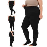 Collants de compression médicale anti-embolie confortables et fins 15-20 mmHg unisexe