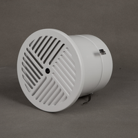 Diffuseur de grille d'aération circulaire en aluminium rond pour plancher HVAC avec un amortisseur radial