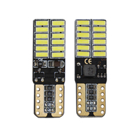 Bombillas LED T10 de 12V 24V W5W Canbus 5000K Blancas para Interior de Coche, Luz de Lectura, Luz Lateral de Matrícula, 5W5 LED Sin Errores 194