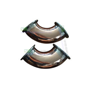 Precio de fábrica 1,5 "2" 3 "4" pulgadas cobre rojo Tri abrazadera codo Tri trébol codo <span class=keywords><strong>90</strong></span> <span class=keywords><strong>grados</strong></span> - Product Image 1