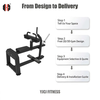 Poste de musculation pour machine à mollets, avec support d'épaule, en acier robuste, pour exercices assis de fessiers et mollets, avec plaque de repose-pieds croisée texturée, compatible charge de plaques, pour salle de sport commerciale