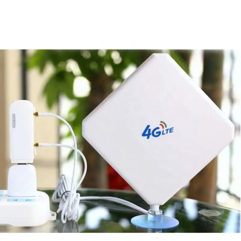 Antena LTE 4G 700-2700Mhz 9dB, Antena Eksternal 4G Lte dengan Modem Basis Magnetik Kuat