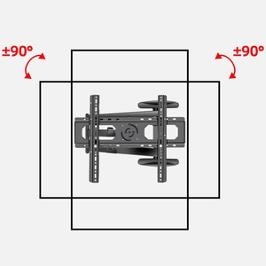 Hillport <span class=keywords><strong>TV</strong></span> tường gắn <span class=keywords><strong>Bracket</strong></span> hỗ trợ 40-80 inch ngang và dọc màn hình xoay - Product Image 2