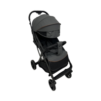 Poussette bébé standard respectueuse de l'environnement, ultra-compacte, légère, pliable, poussette de voyage, gris, 0-3 ans