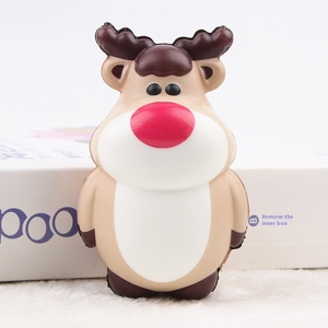 Jouet en peluche de Noël à rebond lent en PU, jouet anti-stress à presser, boule anti-stress à remontée lente pour enfants - Product Image 4