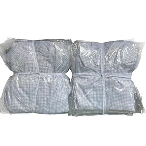 Overoles Allesd Unisex <span class=keywords><strong>ESD</strong></span> 98% POLIÉSTER + 2% fibra de carbono conductora <span class=keywords><strong>ESD</strong></span> bata de laboratorio sala limpia bata antiestática con capucha - Product Image 6