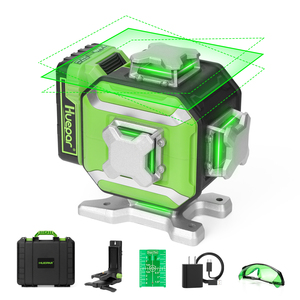 Nivelador Láser <span class=keywords><strong>HUEPAR</strong></span> DP04CG de 16 Líneas <span class=keywords><strong>4D</strong></span> de Nuevo Diseño para Agricultura, Kit de Indicadores LED con Ajuste de Brillo - Product Image 1