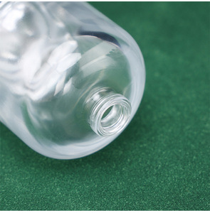 Diseño Único de Botella de Perfume Vacía de Vidrio Grueso con Fondo <span class=keywords><strong>Volcánico</strong></span> de 100 ml con Tapa de Bola de Mármol - Product Image 4