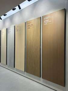 ألواح بيئية من الخشب الصلب ثلاثية الأبعاد هندسية مقاومة للحرائق مقاومة للرطوبة ، سلالم حائطية للتزيين ، مستودعات حمامات من الاتحاد الأوروبي - Product Image 4