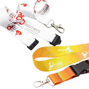 Fabricant de logo personnalisé porte-badge rétractable en polyester avec porte-badge en PVC - Product Image 1