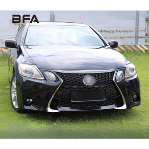 Disponible para 2005-2011 <span class=keywords><strong>Lexus</strong></span> GS200 <span class=keywords><strong>250</strong></span> 300 350 450H 460 modelo antiguo actualizado con nuevo Kit de carrocería de luces antiniebla de rejilla de parachoques delantero - Product Image 5