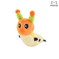Jouet pour chat en peluche douce en forme de chenille arc-en-ciel avec herbe à chat, jouet interactif à mâcher pour chaton, jeu d'intérieur pour chat, 4 couleurs