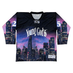 Groothandel Goedkope Custom Sublimatie Hockey Training Jersey Oem Service Ijshockey Kleding - Product Image 2