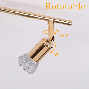 Faretto da Incasso a Soffitto <span class=keywords><strong>Eglo</strong></span> Buzz 4/6 Luci - Corpo in Ferro Dorato, LED con Fascio a 360°, Lampadina Flessibile e Orientabile a Forma Allungata - Product Image 4