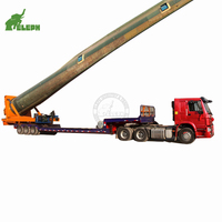 Truk Semi Trailer Pengangkut Baling-Baling Turbin Angin Tipe Gunung, Penjualan Langsung Pabrik
