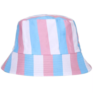 Venta al por mayor Unisex 2025 Rainbow Flag LGBTQ Bucket Hats Lesbian Transgender Bisexual Gay Pride Cap - Product Image 2