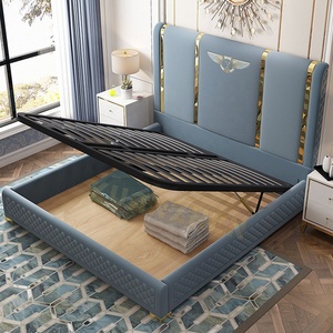 Letti Moderni Imbottiti King <span class=keywords><strong>Size</strong></span>, Set di Mobili per Camera da Letto, Letto Morbido <span class=keywords><strong>Queen</strong></span> <span class=keywords><strong>Size</strong></span>, Struttura in Legno King <span class=keywords><strong>Size</strong></span>, Letto King <span class=keywords><strong>Size</strong></span> Direttamente dalla Fabbrica - Product Image 5
