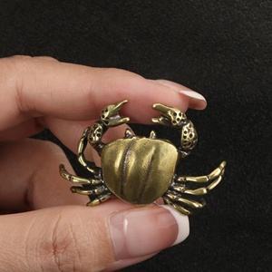 Metal Crafts <strong>Crab</strong> Statue <strong>Ornaments</strong> Accept Custom Design Brass <strong>Crab</strong> Toys. - Product Image 2