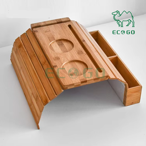 Support <span class=keywords><strong>de</strong></span> télécommande <span class=keywords><strong>de</strong></span> table <span class=keywords><strong>amovible</strong></span>, porte-gobelet mobile, <span class=keywords><strong>plateau</strong></span> <span class=keywords><strong>de</strong></span> <span class=keywords><strong>canapé</strong></span> en bambou avec boîte <span class=keywords><strong>de</strong></span> rangement - Product Image 2