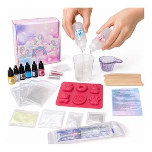 Beginner Friendly Squishy Art Set Easy <b>Blend</b> Soft Silicone Character Moulds Dye <b>Bottles</b> Flocking Powder Wooden Mixers - Product Image 6