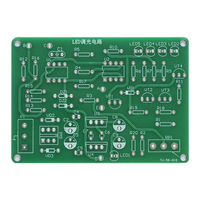 Kit Sirkuit Lampu LED PWM yang Dapat Diredupkan, Kit Latihan Perakitan Elektronik untuk Praktik Penyolderan DIY