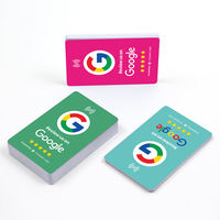 Carte de visite NFC RFID en PVC personnalisable XF avec code QR, étanche, protocole ISO 14443A, logo et impression personnalisés