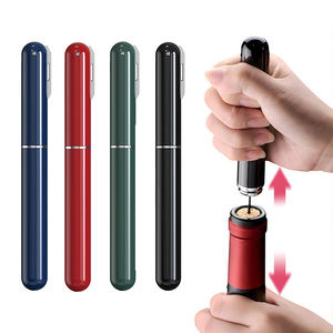 יצרן מקצועי פותחן יין משאבת אוויר במגוון צבעים פותחן בקבוקים מיני עם לוגו בהתאמה אישית עם חריטת לייזר - Product Image 1