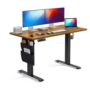 مكتب كمبيوتر قابل للتعديل بارتفاع كبير ، مكتب قائم للألعاب مع خطافين - Product Image 2