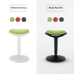 Tabouret de bar moderne en plastique Henglin Moore, chaise de bureau ergonomique à hauteur réglable, confortable pour une utilisation prolongée, pivotante, pour atelier - Product Image 6
