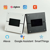 Nouveau Panneau de Scène Tuya Zigbee 8 Boutons pour Contrôle Électrique de Climatisation, Variateur d'Éclairage, Assortiment de Couleurs et Rideaux