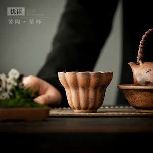 Taza de Cerámica Vintage, Acabado Mate, Origen Dehua, Taza Individual para Té Kung Fu, Uso Personal - Product Image 2