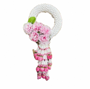 พวงมาลัยดอกไม้ไทย ทำมือ ทนทาน ผ้าและพลาสติก สำหรับงานพิธี ตกแต่ง ของขวัญ สวยงาม สง่างาม พวงมาลัยมือถือแบบไทยของเรา - Product Image 6