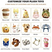 Peluche loup noir et blanc personnalisée pour Halloween, en polyester et coton PP, brodée, anti-stress, vente directe usine, OEM ODM, animal en peluche