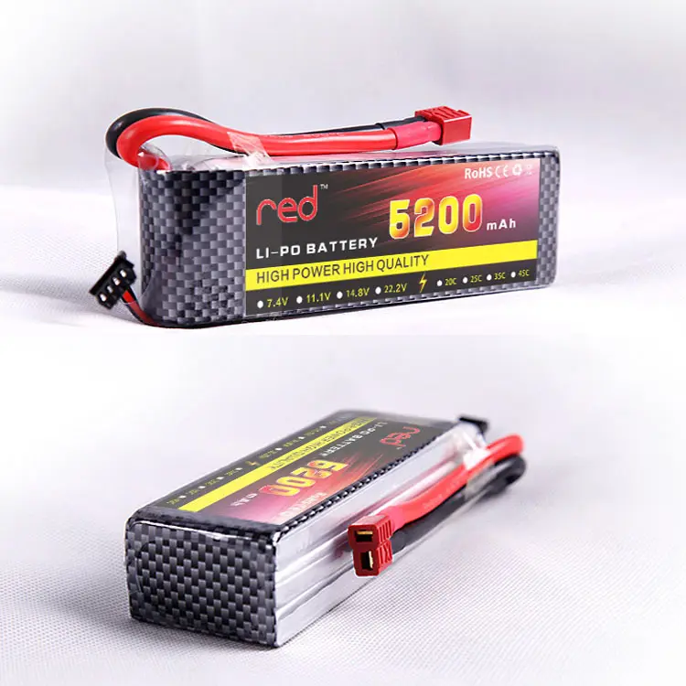 3s बैटरी लिपो 11.1 वी लिपो बैटरी 5200 माह के लिए टी प्लग के साथ टी प्लग के साथ टी प्लग के साथ