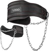 Ceinture de musculation en néoprène personnalisée CZFIT avec chaîne en acier, design personnalisable, respirante et imperméable pour l'entraînement en salle de sport