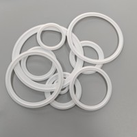 Heißer Verkaufs dicht ring Weißer runder robuster Kunststoff klemmen PTFE-Dichtung sring