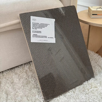 Lit pour chat en carton kraft, pliable, durable, de style classique moderne, carré, à nettoyer à sec uniquement, pour l'intérieur
