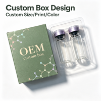 Boîte en carton rigide pour soins de la peau, emballage personnalisé avec logo, boîte en carton de luxe pour cosmétiques, boîte en carton recyclable