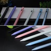 Pena Stylus Aluminium Alloy Kustom OEM untuk iPad Mini/Air/Pro, Sensitivitas Tilt Anti-Sentuhan Telapak Tangan, Layar Baterai 3-LED, Pabrik