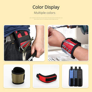 Güçlü mıknatıslar ile vidaları tutmak için özel manyetik bileklik taşınabilir manyetik küçük takım bileklik desteği - Product Image 5