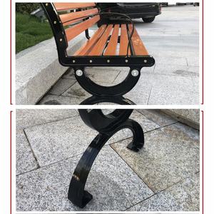 Sıcak satış ağır özelleştirilmiş açık bahçe parkı Villa hava dayanıklı Metal çerçeve veranda banklar - Product Image 4