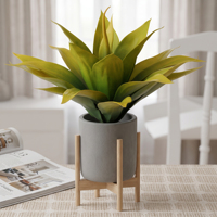 Plante d'Agave Artificielle en Pot, Décoration Végétale d'Intérieur pour Salon et Bureau